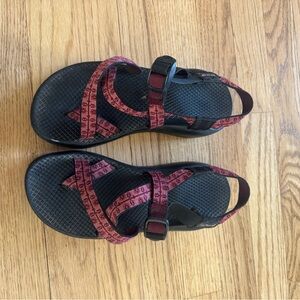 Maroon Chaco Sandals